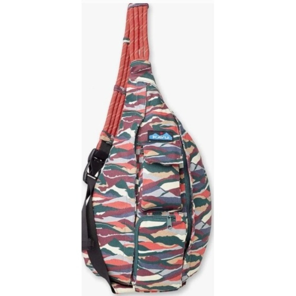 Kavu Rope Bag Sling Pack Canvas Discontinued Color: Rolling Hills (Multicolor) - Picture 1 of 10